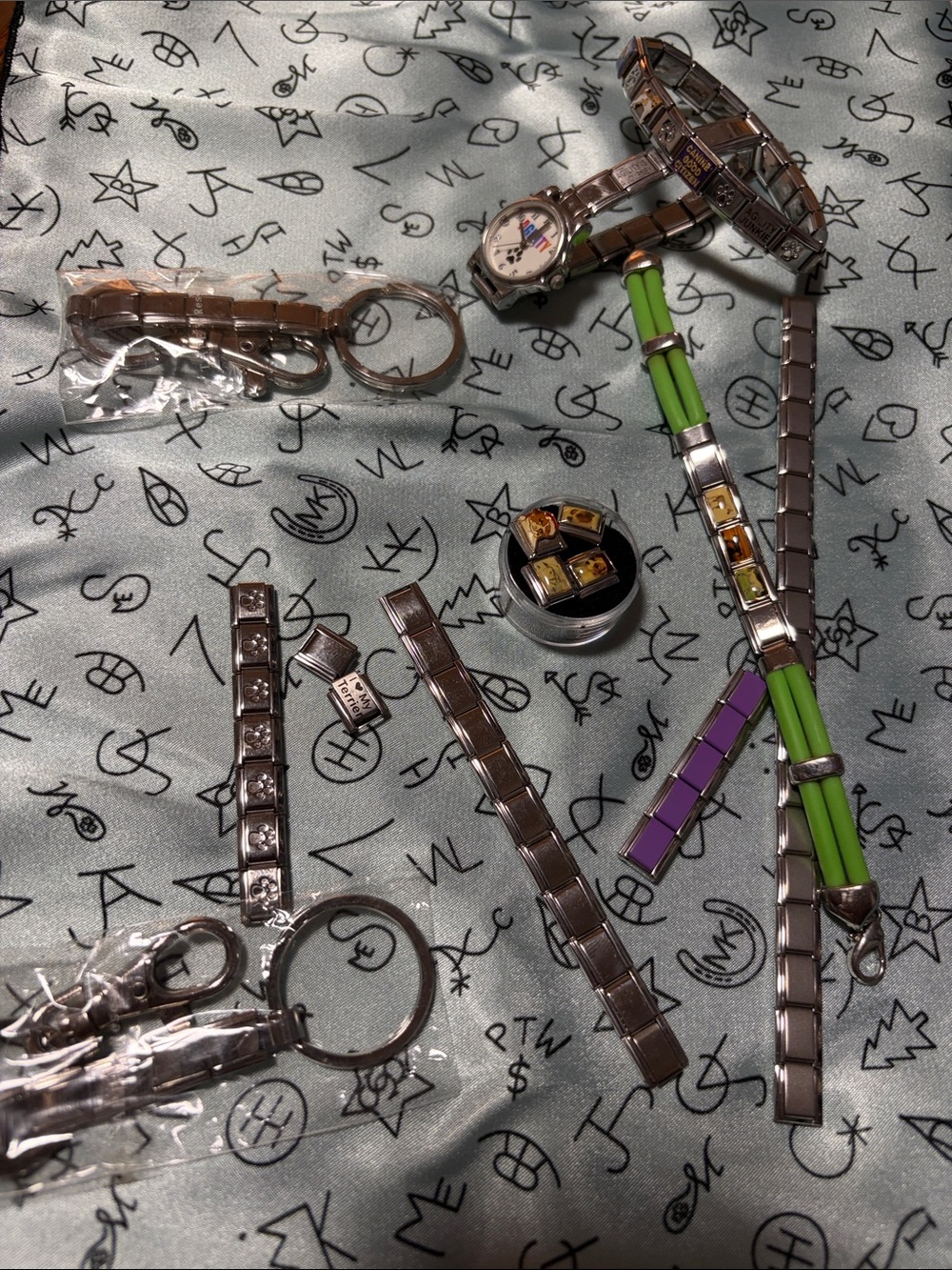 Lot of horse and dog Italian Charms